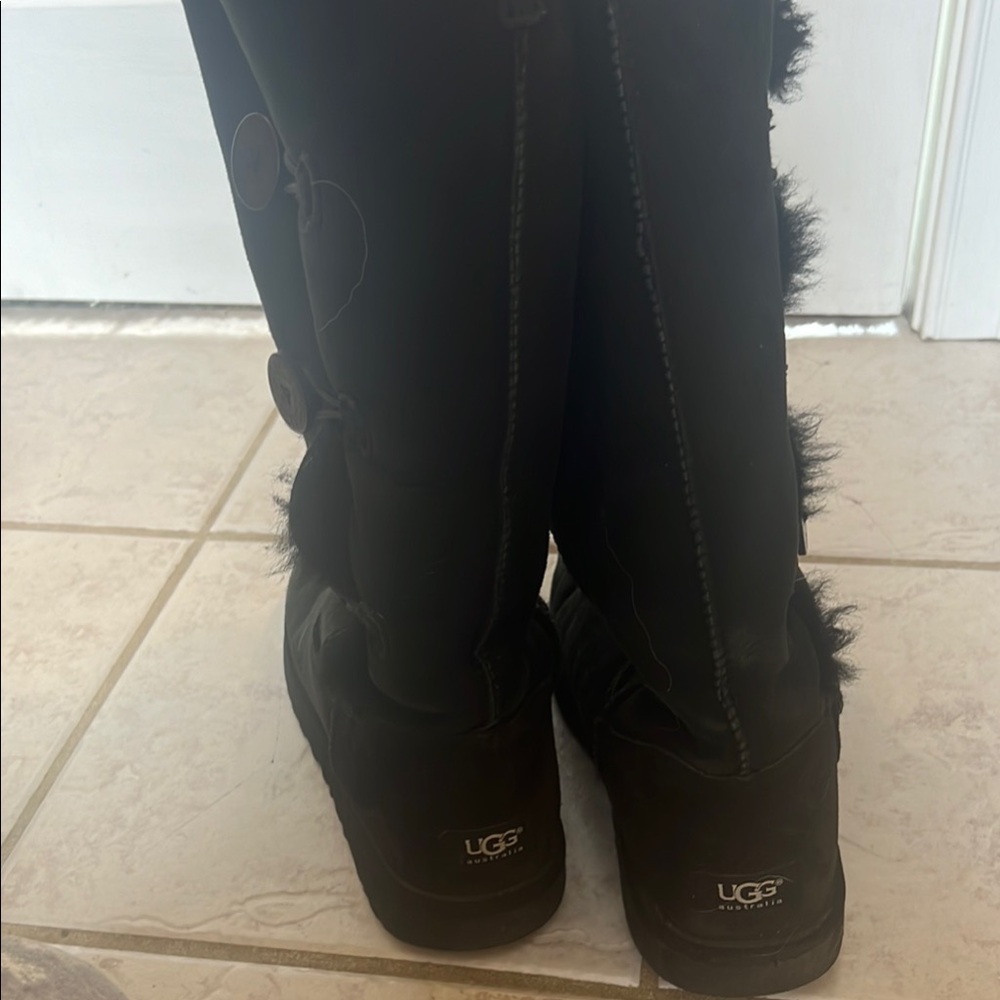 Ugg Black Button Boots - image 7